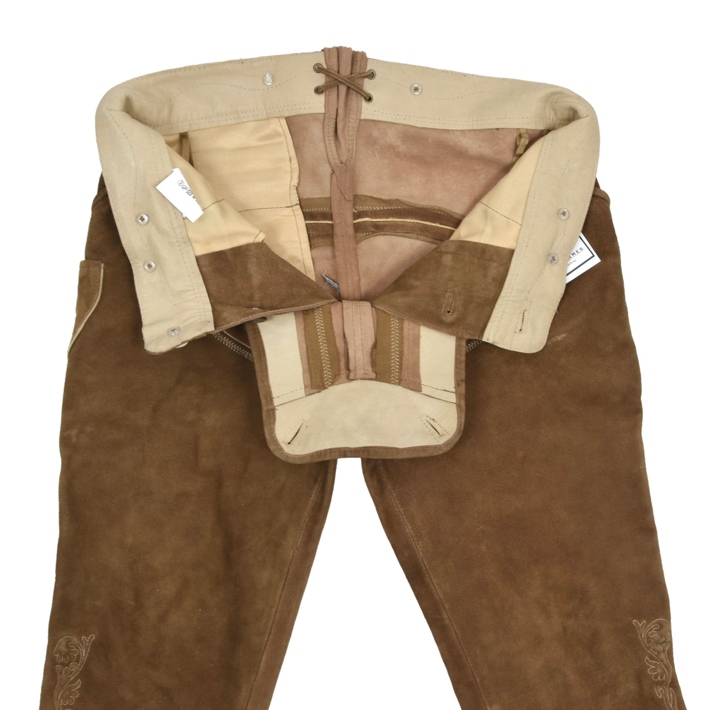 Classic Suede Lederhose Size 50 - Brown