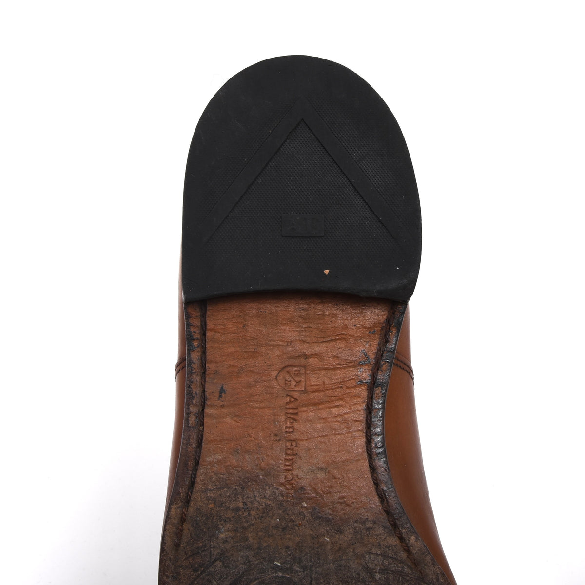 Allen Edmonds Carlyle Schuhe Made in USA Gr. US12 3E - Taan/Braun