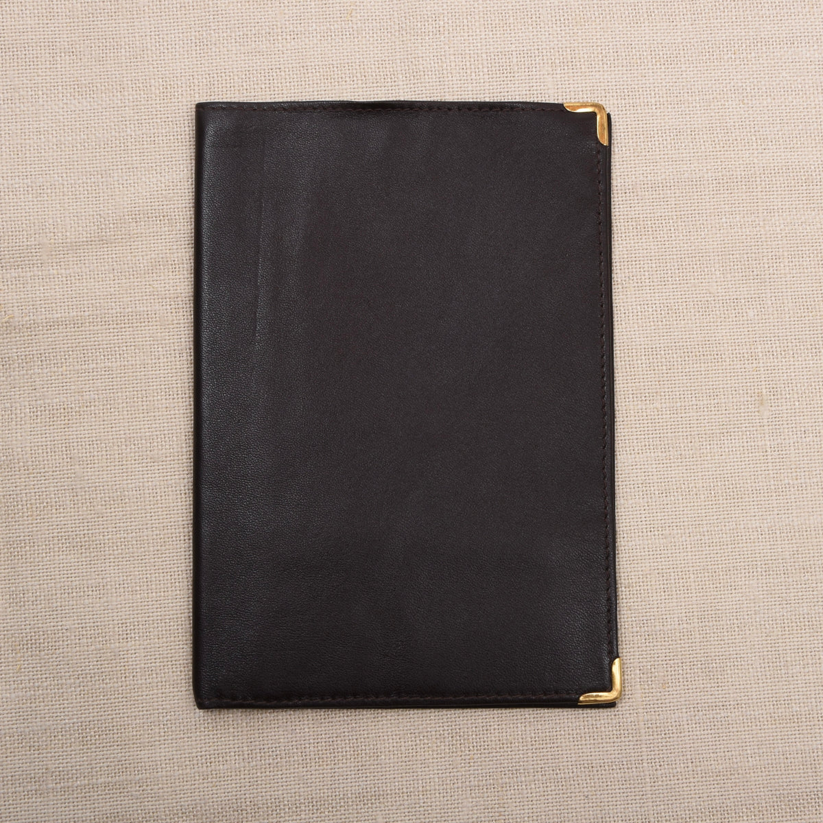 NOS Butter-Soft Leather Travel Wallet and Passport Cover - Brown