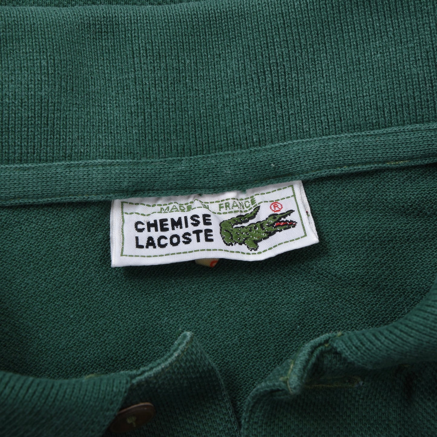 Vintage Lacoste 3x Poloshirts Made in France Größe 6 ca. 54-58cm - Navy/Grün/Streifen