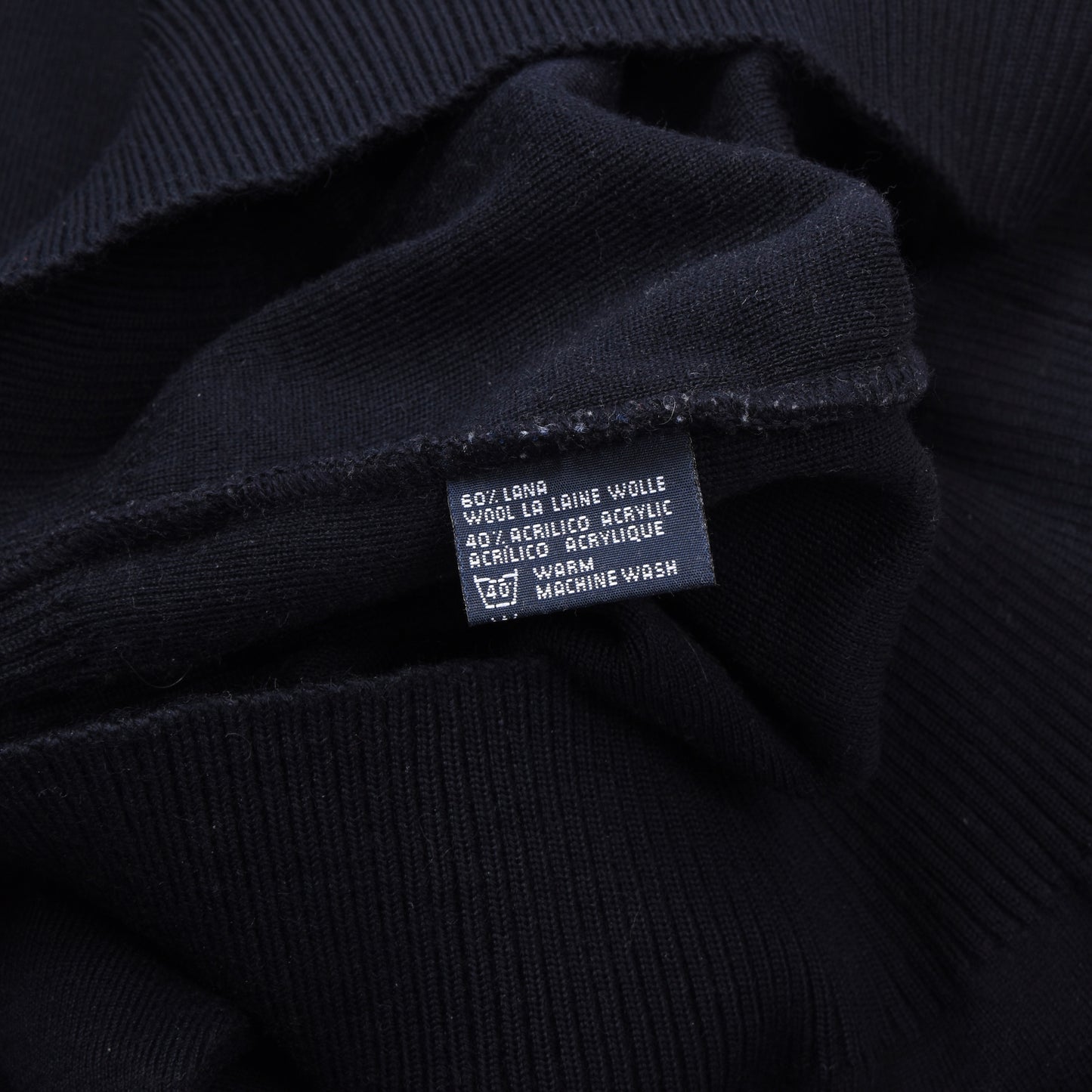 Vintage Paul &amp; Shark Yachting Wollmischung Pullover Größe S Brustumfang ca. 58,5 cm - Marineblau