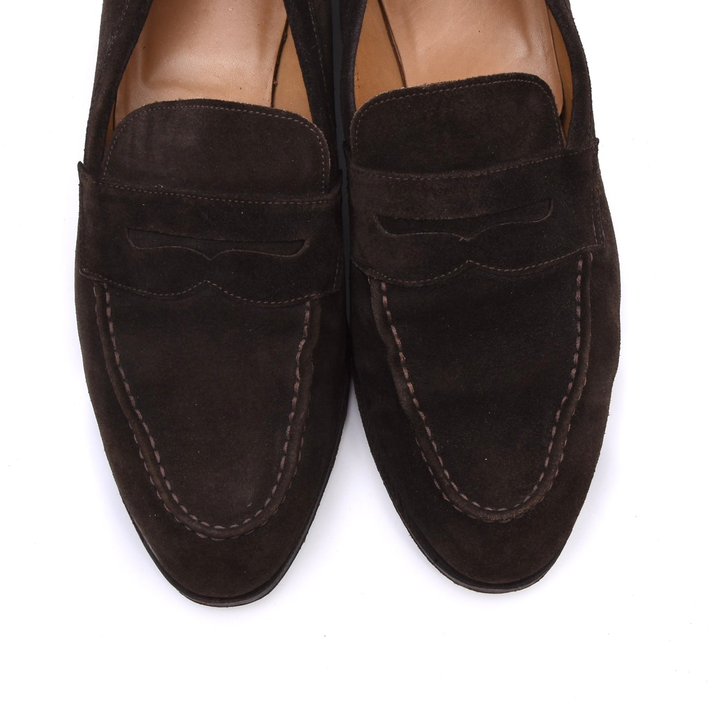 Meermin Wildleder-Slipper Größe 10E – Braun