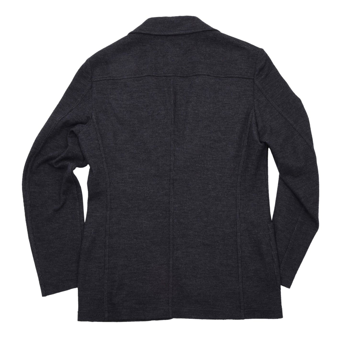 Tonello Unstrukturierte Woll-Baumwoll-T-Jacke Größe S Brust ca. 47,5cm - Grau