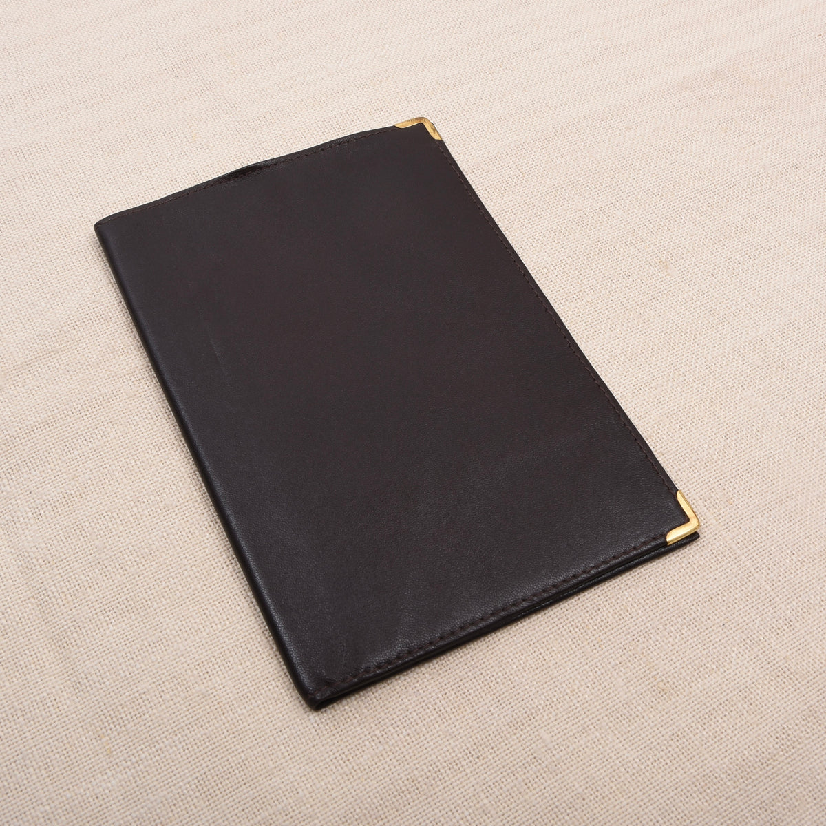 NOS Butter-Soft Leather Travel Wallet and Passport Cover - Brown