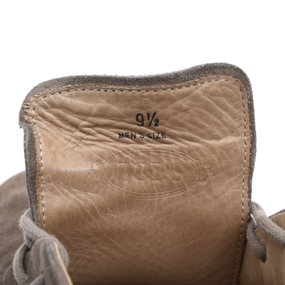 Tod's Wildleder Chukka Stiefel Gr. 9,5 Made in Italy – Beige
