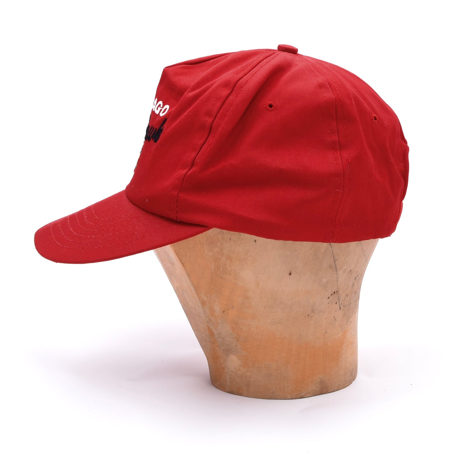 Vintage 1993 Chicago Blackhawks x McDonalds Baseball Kappe Einheitsgröße – Rot