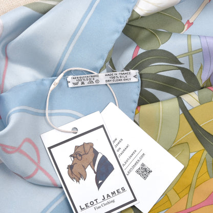 Hermès Paris Fleurs d'Hellade x Niki Goulandris Seidenschal