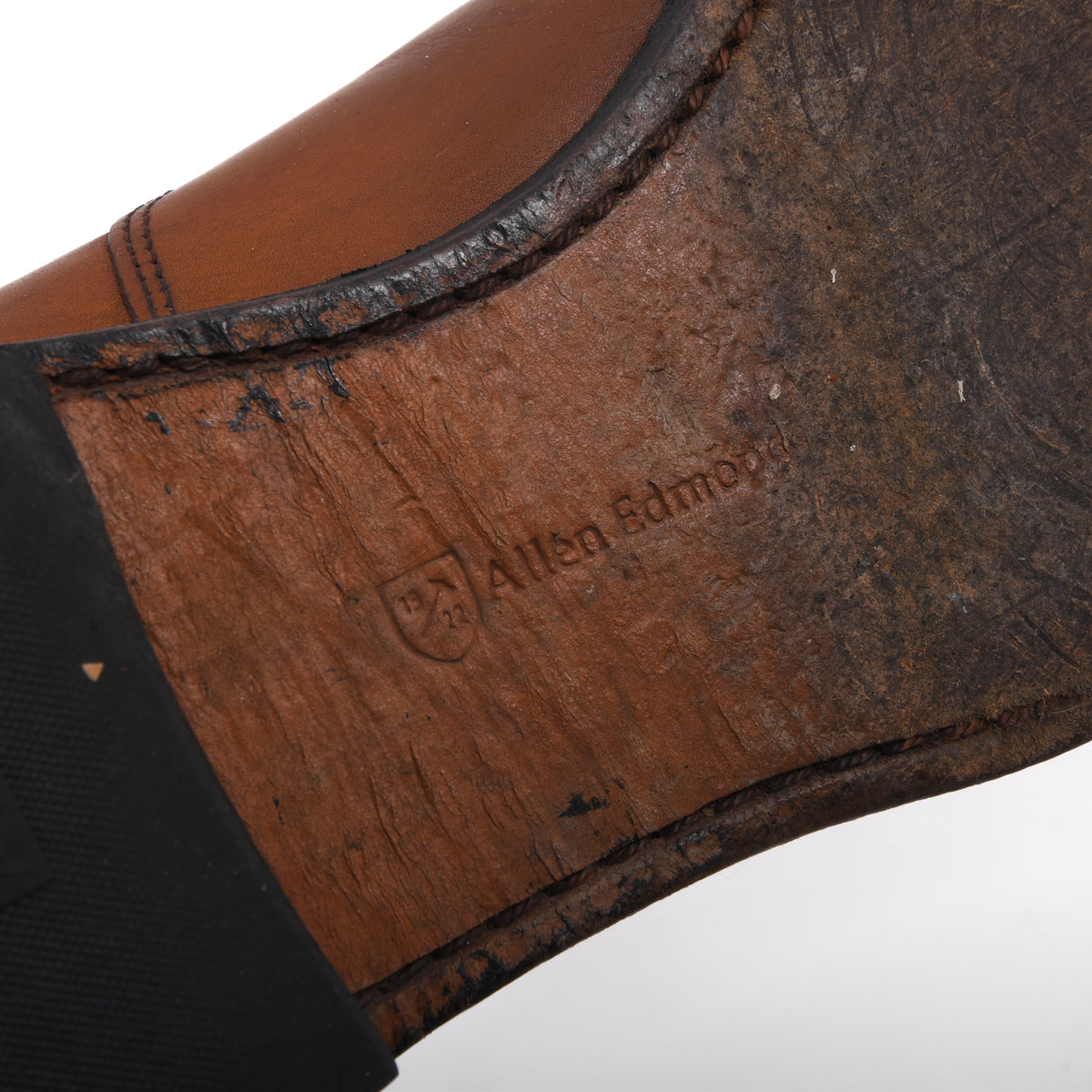 Allen Edmonds Carlyle Schuhe Made in USA Gr. US12 3E - Taan/Braun