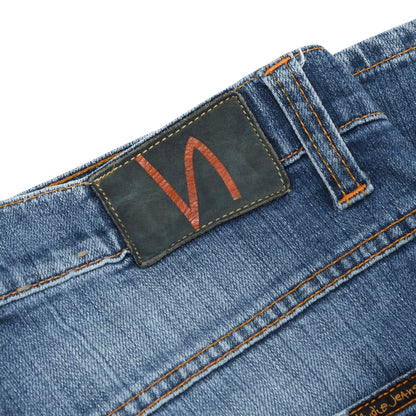 Naked & Famous Left Hand Twill Selvedge Weird Guy & Nudie Jeans Dude Dan Size 32 & W32xL32 - Blue