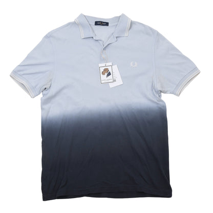 Fred Perry Polo Shirt Size L ca. 54cm - Blue Ombre