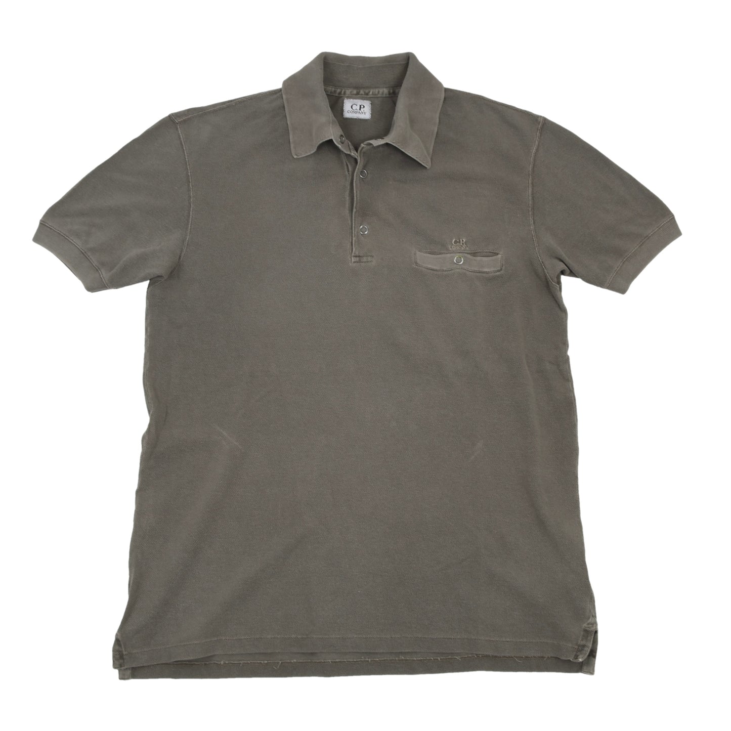 C.P. Company Cotton Polo T-Shirt SS 2006 Size M - Khaki Green