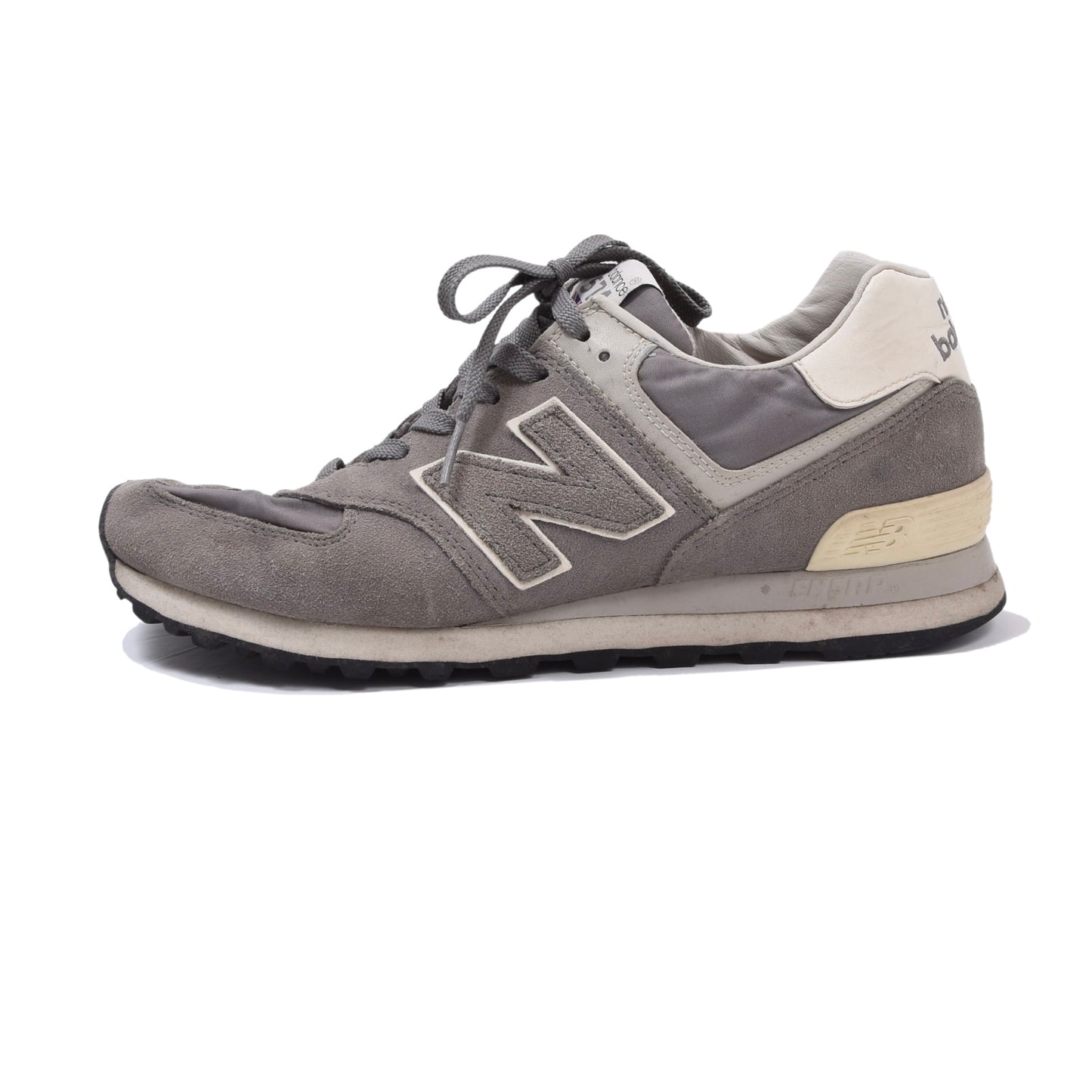 New Balance 574 Sneaker, hergestellt in England, Größe US 8 1/2 / EU 42 – Grau