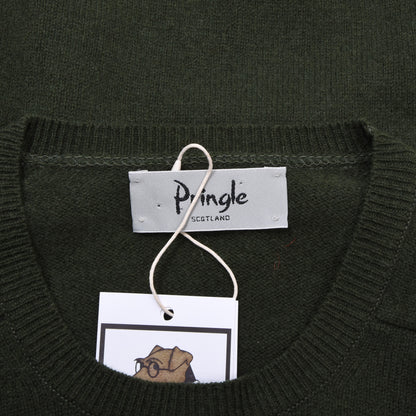 Pringle Wool Sweater Size S Chest ca. 53.5cm - Green