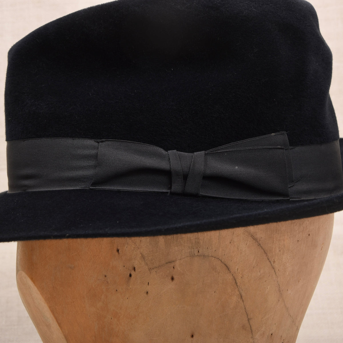 Vintage Halali bei Anton Pollner Fellfilzhut Gr. 57 - Marineblau
