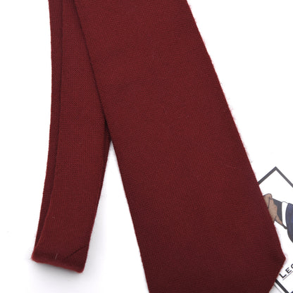 NOS Craigmill Krawatte 100% Schurwolle Made in Scotland – Rot