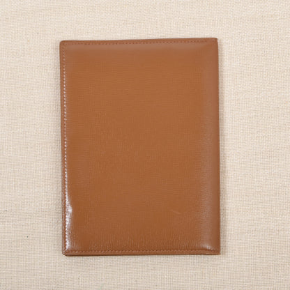 NOS Butter-Soft Leather Notepad Wallet - Tan