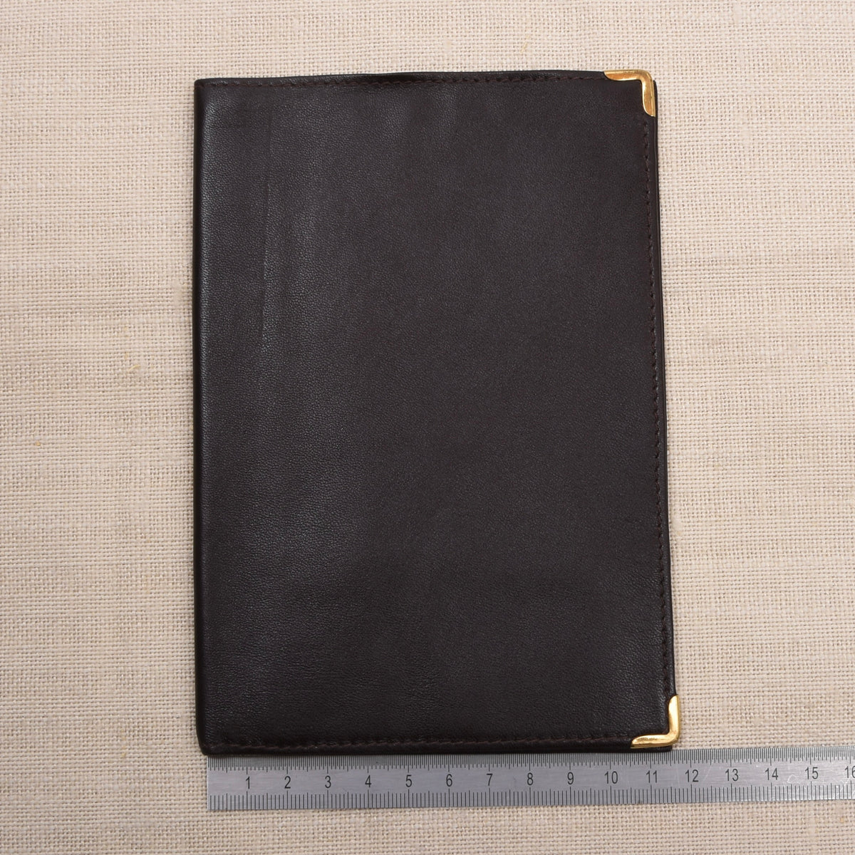 NOS Butter-Soft Leather Travel Wallet and Passport Cover - Brown
