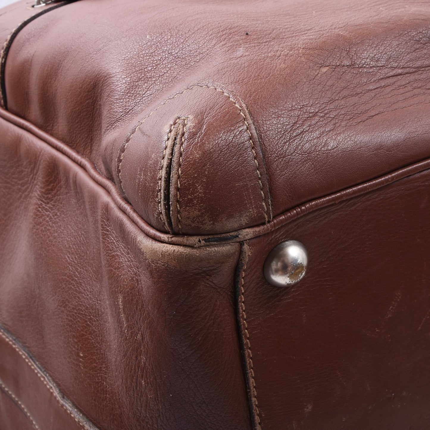 Nigst Wien Leather Weekender/Duffle Bag ca. 57cm - Brown