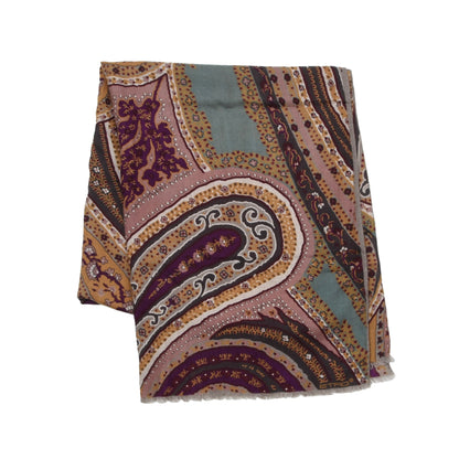 Etro Cashmere-Silk Scarf ca. 164cm - Floral/Paisley