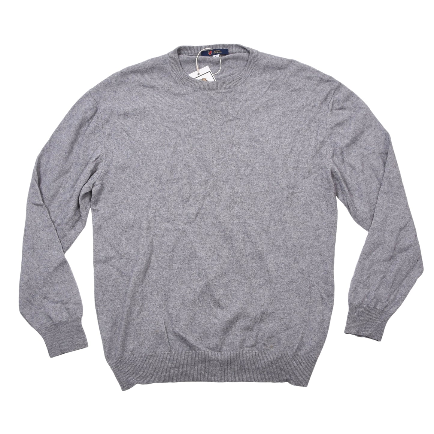 Royal Spencer 50% Silk 50% Cashmere Sweater Size L Chest ca. 54.5cm - Grey