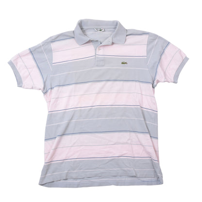 Vintage Lacoste 3x Poloshirts Made in France Größe 6 ca. 54-58cm - Navy/Grün/Streifen