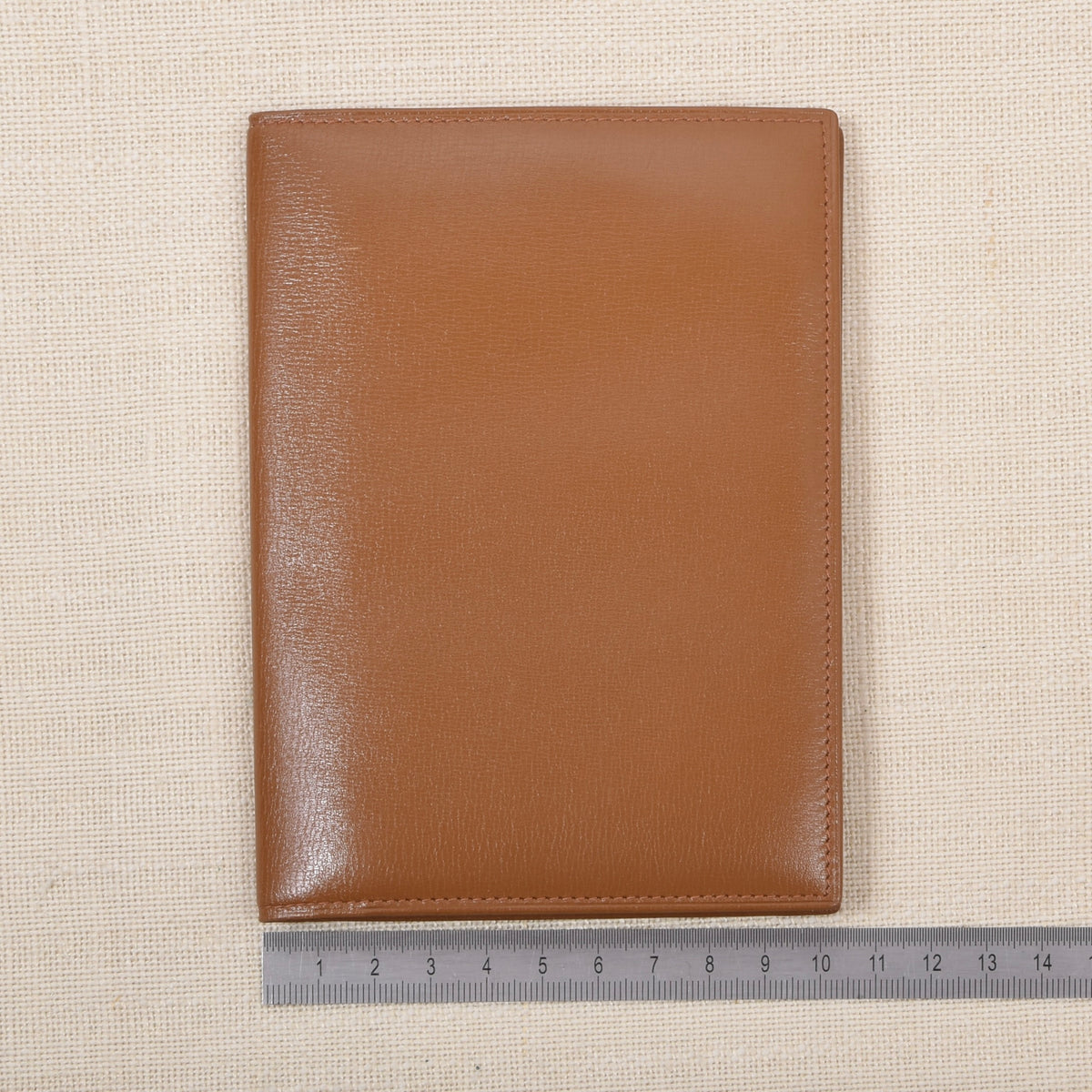 NOS Butter-Soft Leather Notepad Wallet - Tan