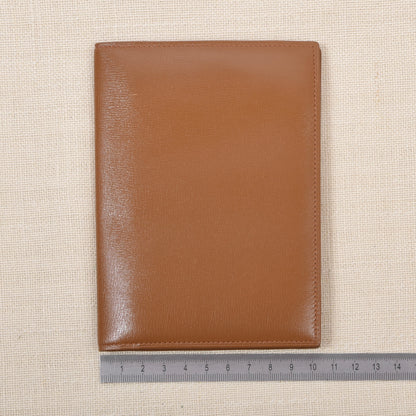 NOS Butter-Soft Leather Notepad Wallet - Tan