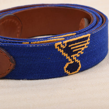 Smathers & Branson Needlepoint Gürtel Größe 44 - St. Louis Blues