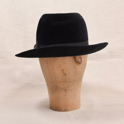 Vintage Halali bei Anton Pollner Fellfilzhut Gr. 57 - Marineblau