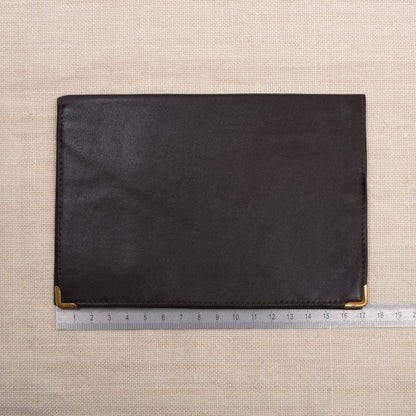 NOS Butter-Soft Leather Travel Wallet and Passport Cover - Brown