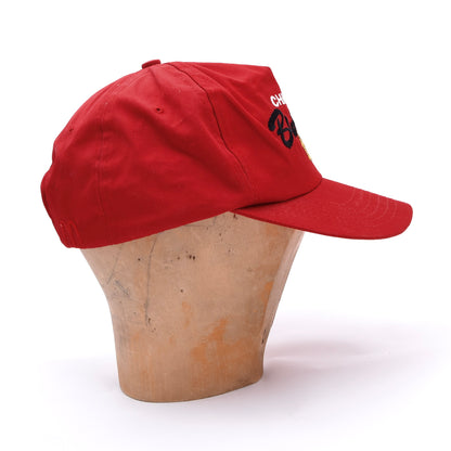 Vintage 1993 Chicago Blackhawks x McDonalds Baseball Kappe Einheitsgröße – Rot