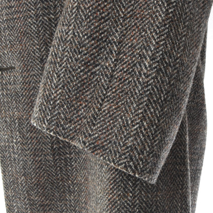 W. & E. Crowther Vintage Tweed Overcoat Size ca. 57cm