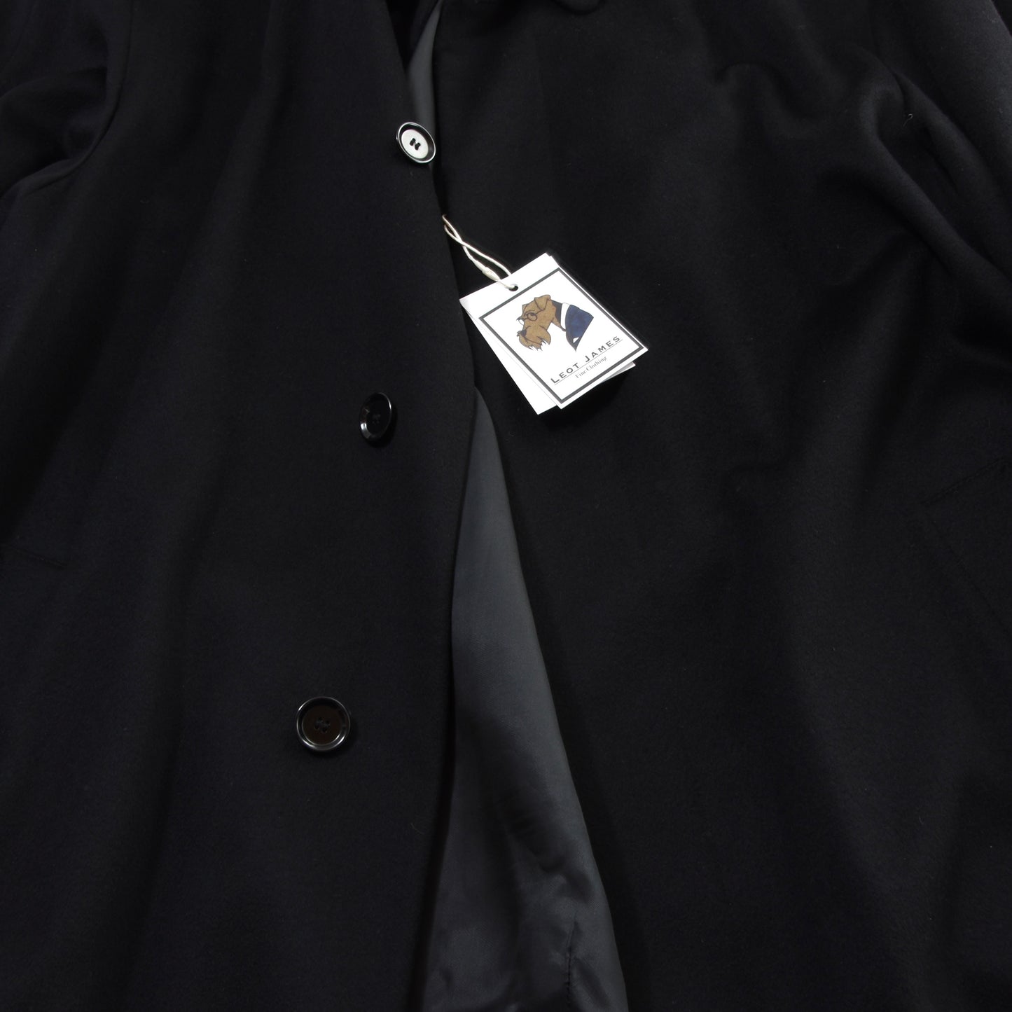 Schneiders Salzburg 100% Cashmere Overcoat Size 102 Chest ca. 67cm - Black