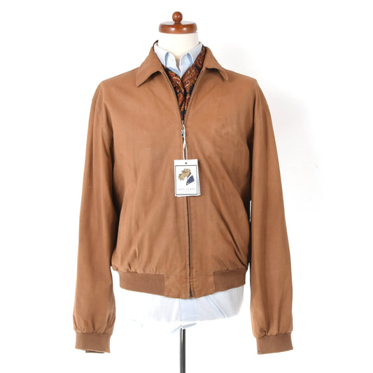 Gallotti Butter Soft Leather Blouson/Jacket Size 48 - Tan