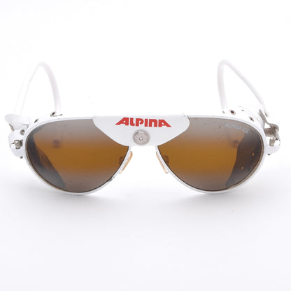 Alpina Ice Vintage Glacier Sunglasses - White