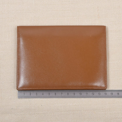NOS Butter-Soft Leather Notepad Wallet - Tan