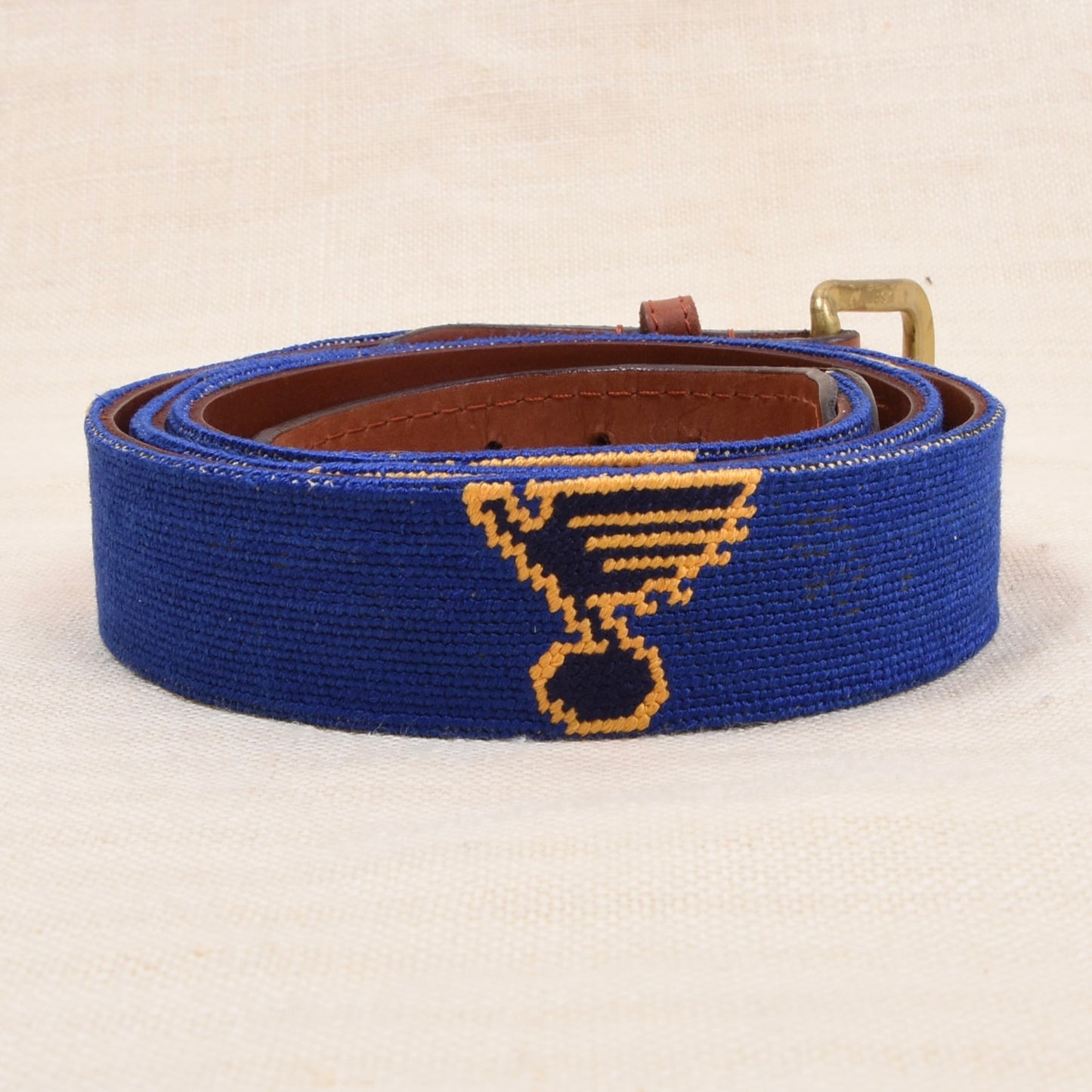 Smathers & Branson Needlepoint Gürtel Größe 44 - St. Louis Blues