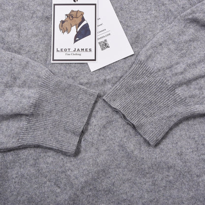 Royal Spencer 50% Silk 50% Cashmere Sweater Size L Chest ca. 54.5cm - Grey