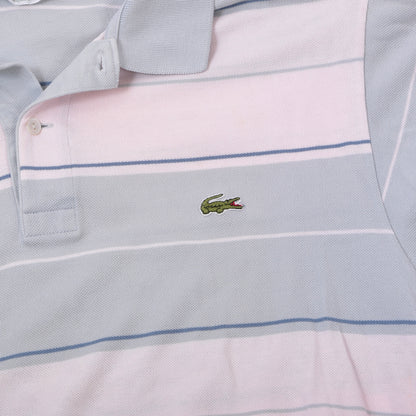 Vintage Lacoste 3x Poloshirts Made in France Größe 6 ca. 54-58cm - Navy/Grün/Streifen