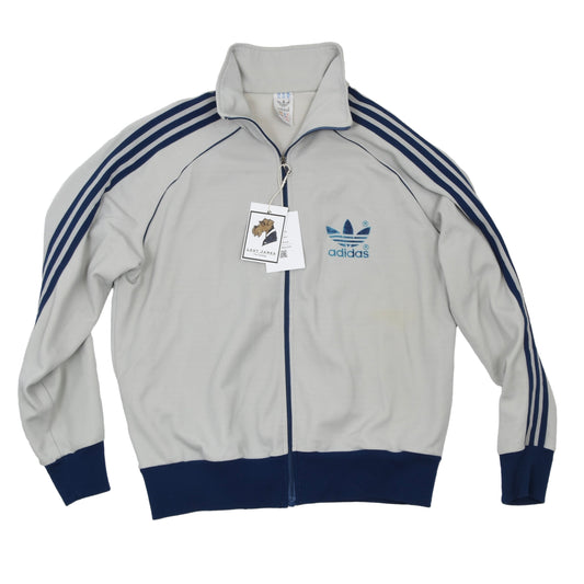 Vintage Adidas Track Jacke Größe D6 - Grau