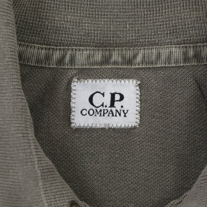 C.P. Company Cotton Polo T-Shirt SS 2006 Size M - Khaki Green