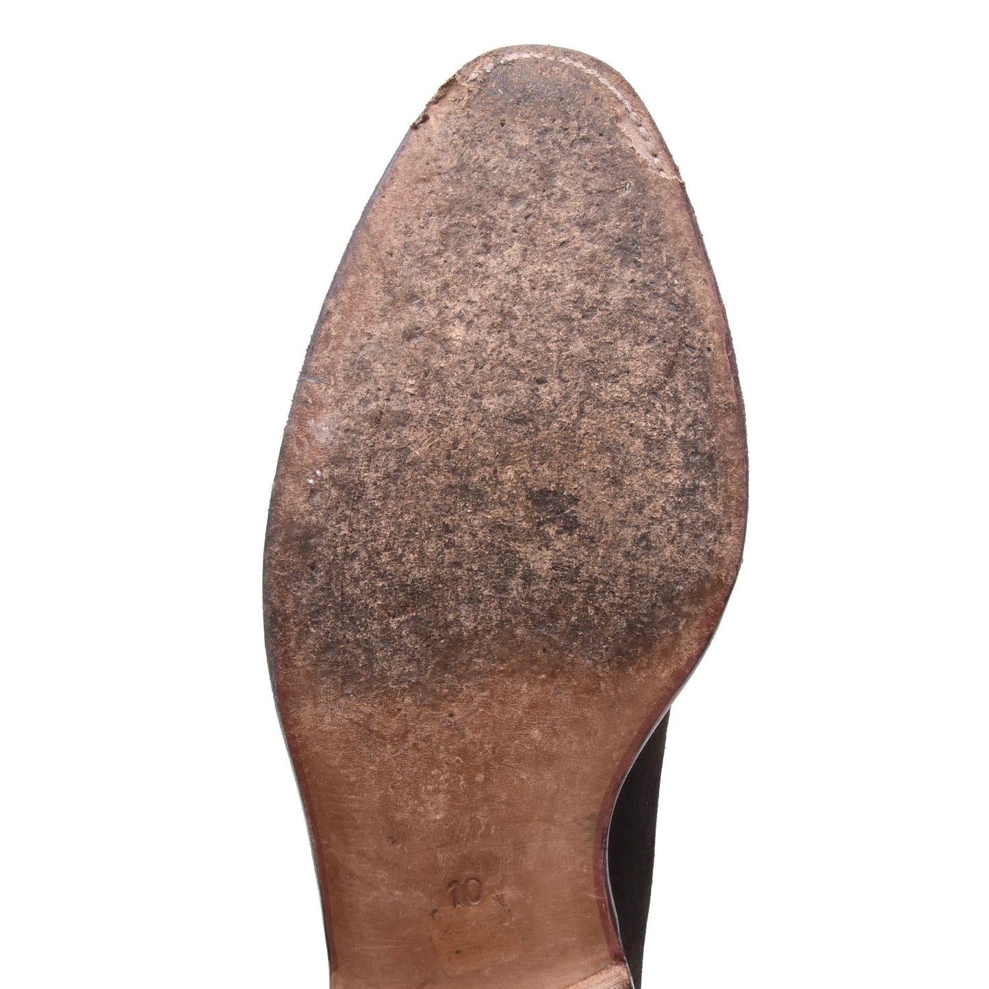 Meermin Wildleder-Slipper Größe 10E – Braun