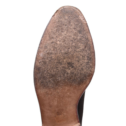 Meermin Wildleder-Slipper Größe 10E – Braun