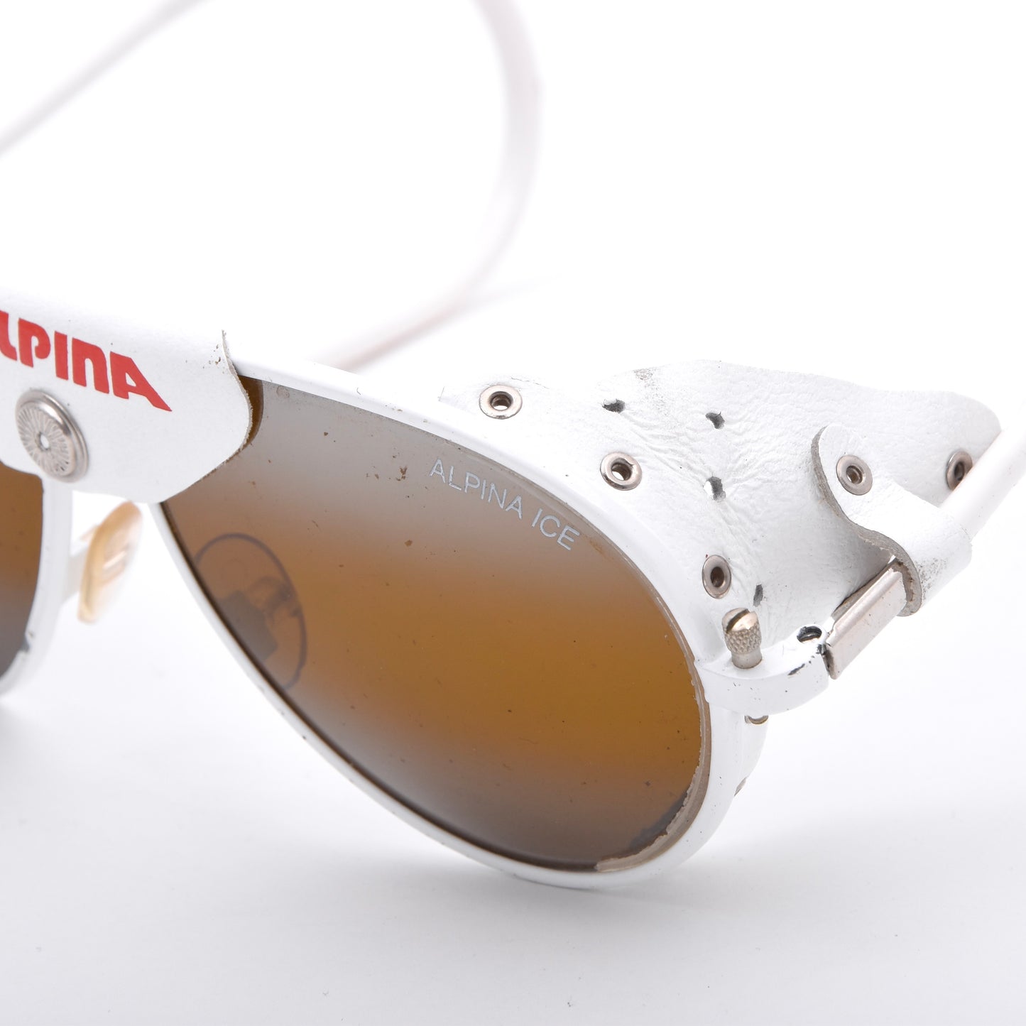 Alpina Ice Vintage Glacier Sunglasses - White