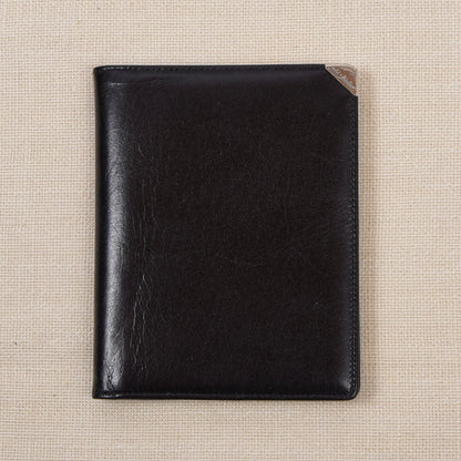NOS Idé Studio Line x Broelemann Leather Notepad Wallet - Black