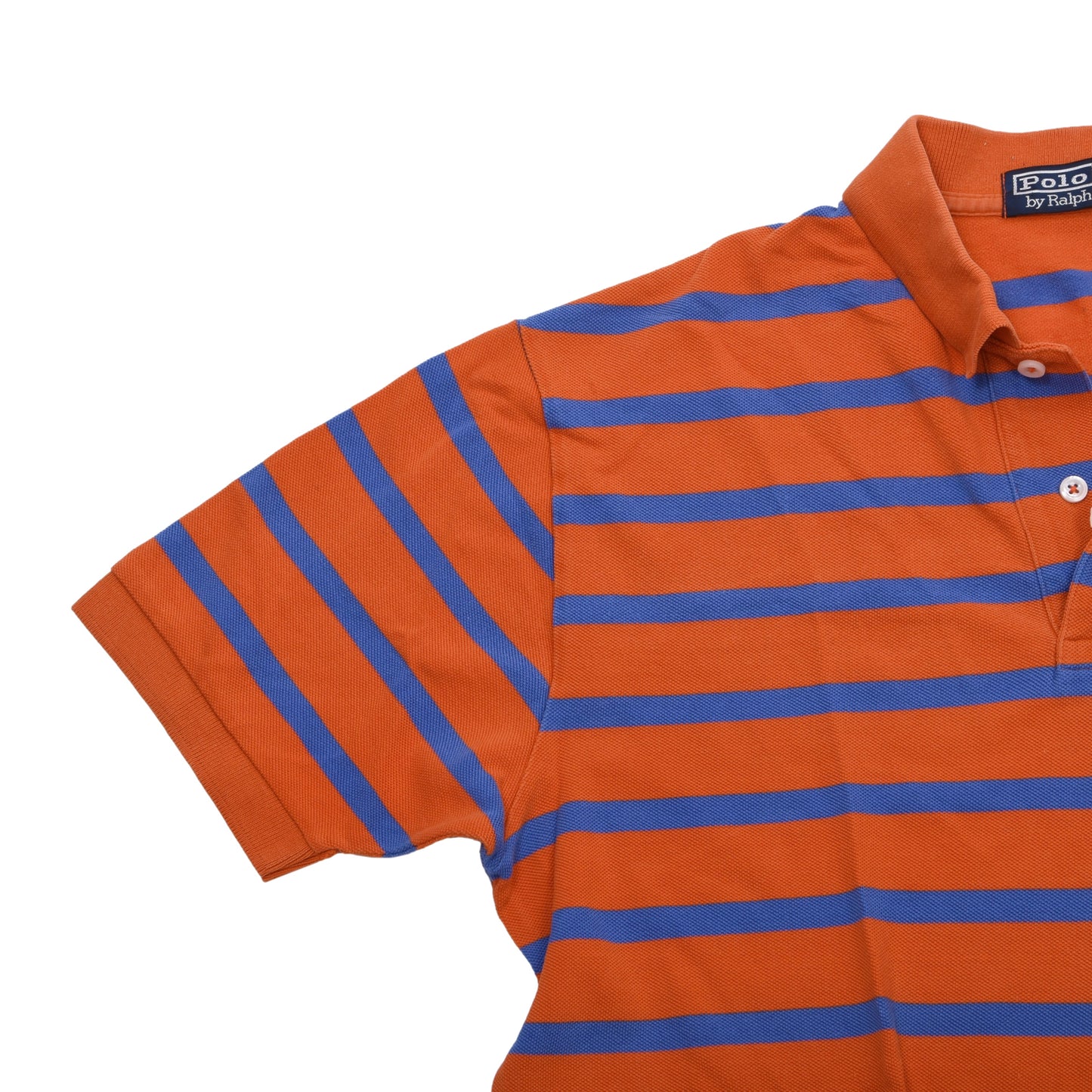 Polo Ralph Lauren 2x Polo Shirts Size M ca. 54.5cm - Blue/Orange Stripes