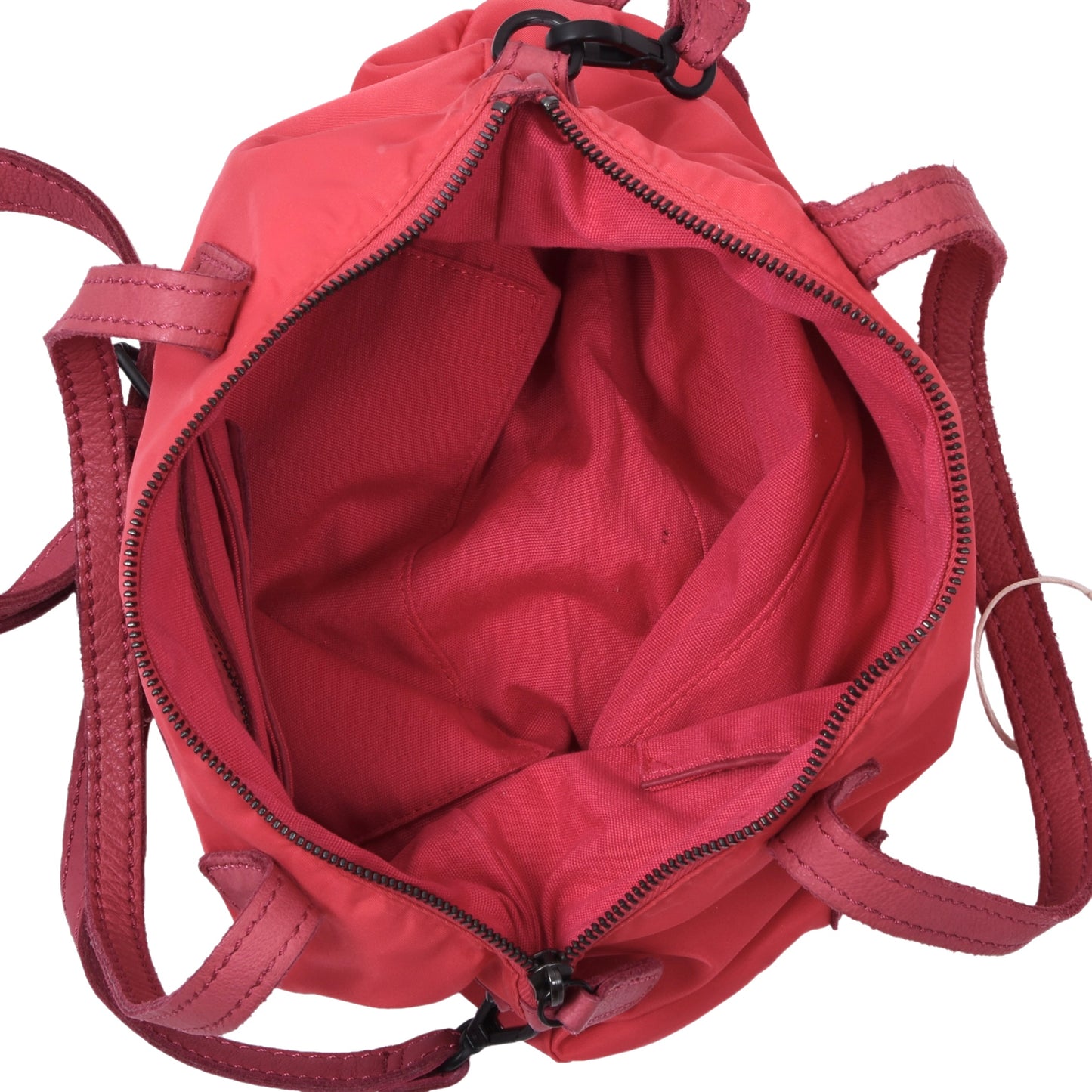 Liebeskind Nylon & Leather Crossbody Bag ca. 34cm - Pink