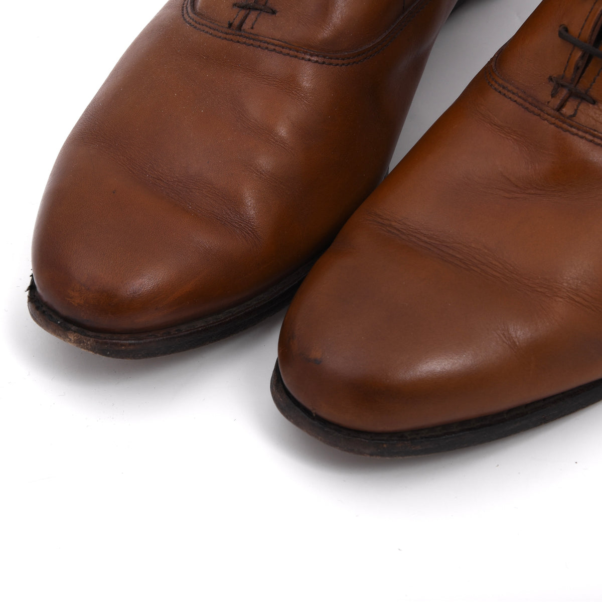 Allen Edmonds Carlyle Schuhe Made in USA Gr. US12 3E - Taan/Braun