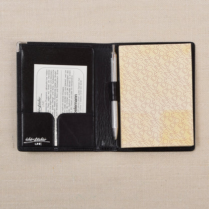 NOS Idé Studio Line x Broelemann Leather Notepad Wallet - Black