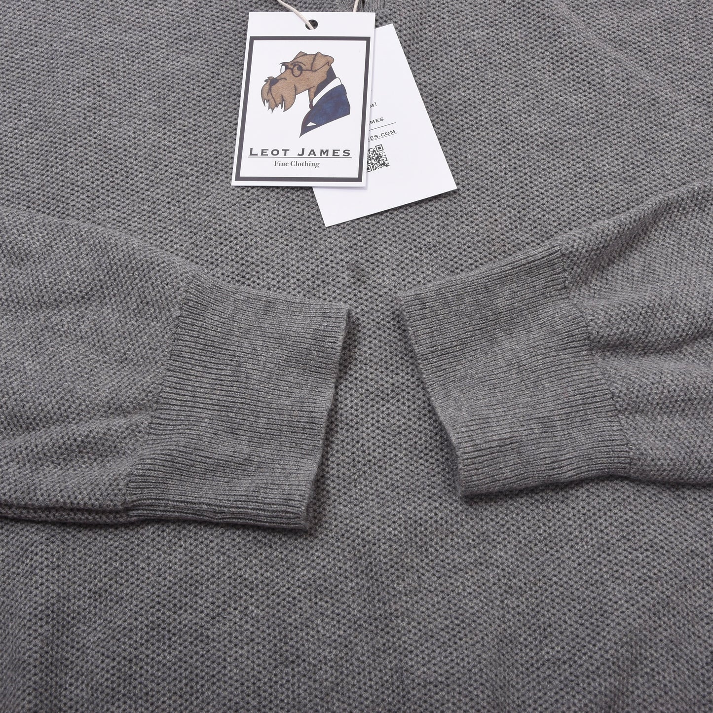 Polo Ralph Lauren Pima Cotton 1/4 Zip Sweater Size M Chest ca. 51cm - Grey